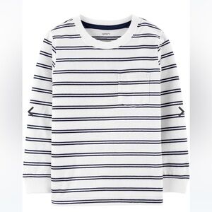 Carter's Toddler Striped Pocket Jersey Tee Shirt